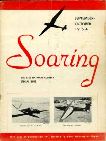 Sep/Oct '54 Soaring cover